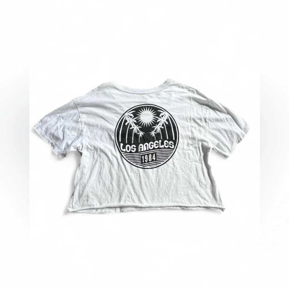 Cold Crush White California T Cropped Beach Spring Streetwear Size XL Oversized - Picture 1 of 3